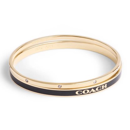 Picture of Coach Signature Duo Bangle Boxed Set - Chalk