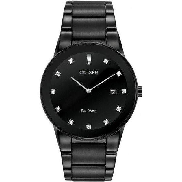 Picture of Citizen Men's Axiom with Diamond Markers and Black Bracelet