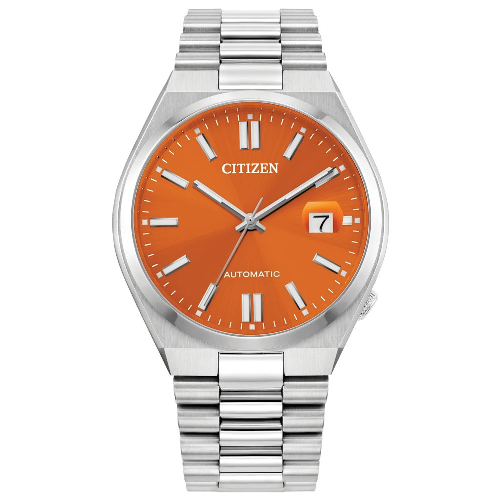 Picture of Citizen Men's TSUYOSA Automatic Watch with Orange Dial