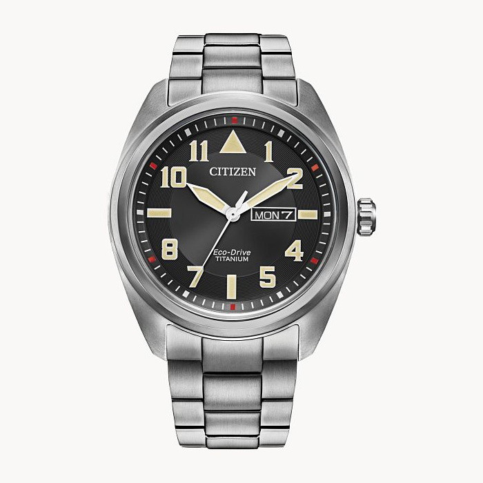 Picture of Citizen Men's Garrison Super Titanium Watch with Black Dial