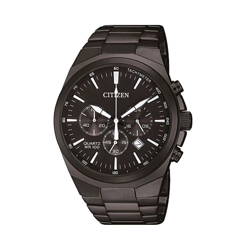Picture of Citizen Men's Black Stainless Steel Chronograph Watch