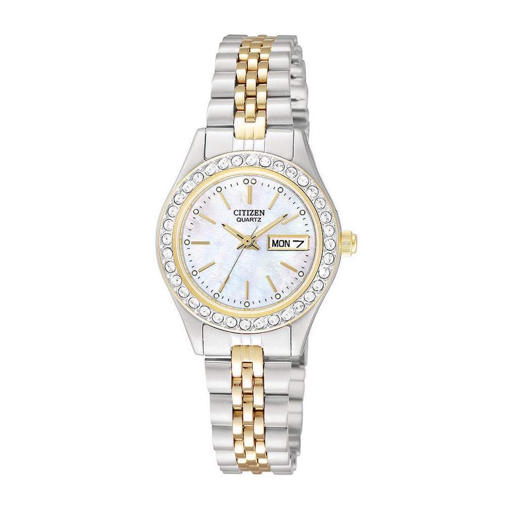 Picture of Citizen Ladies Quartz Two-Tone Watch with Mother-of-Pearl Dial