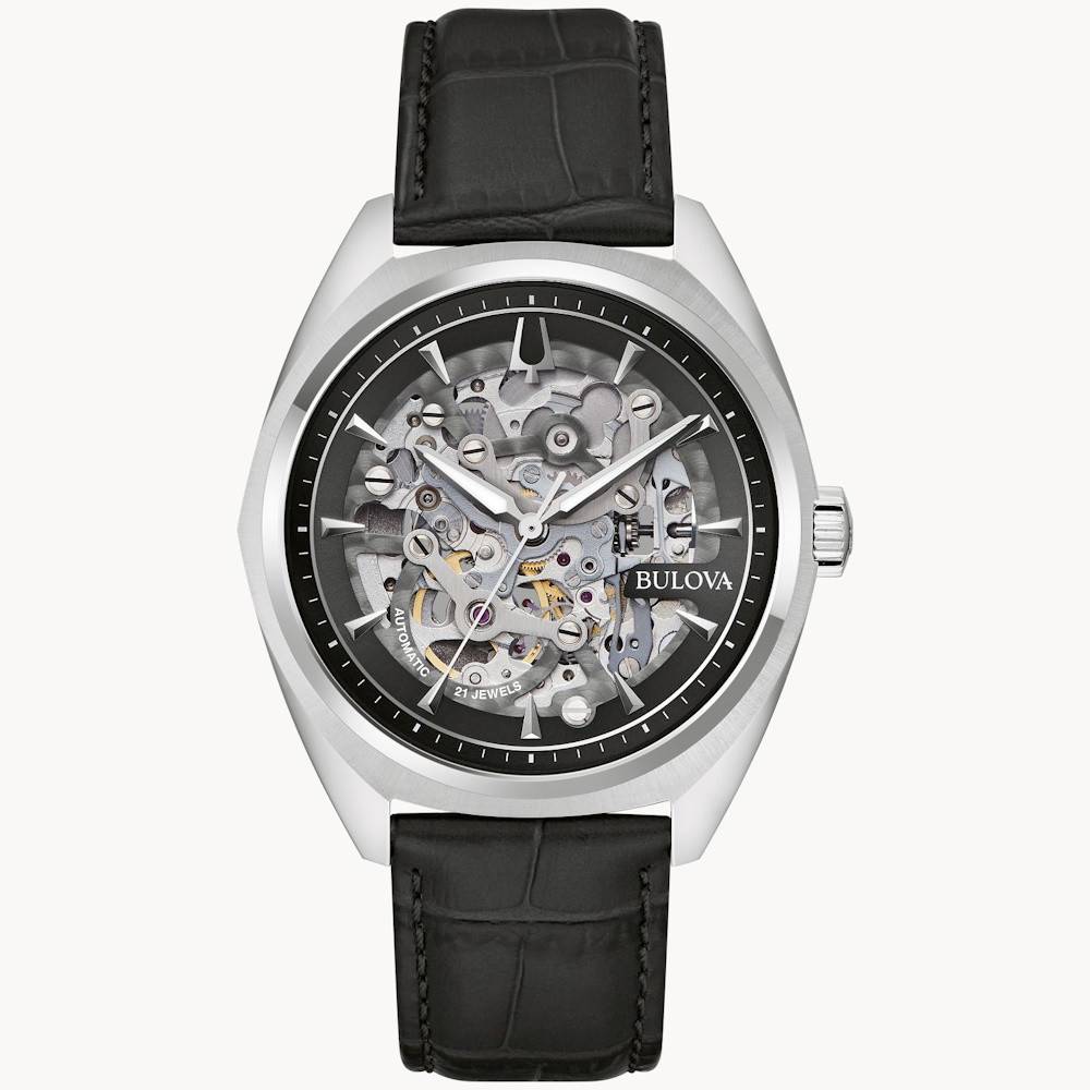 Picture of Bulova Men's Automatic Classic Watch with Black Strap