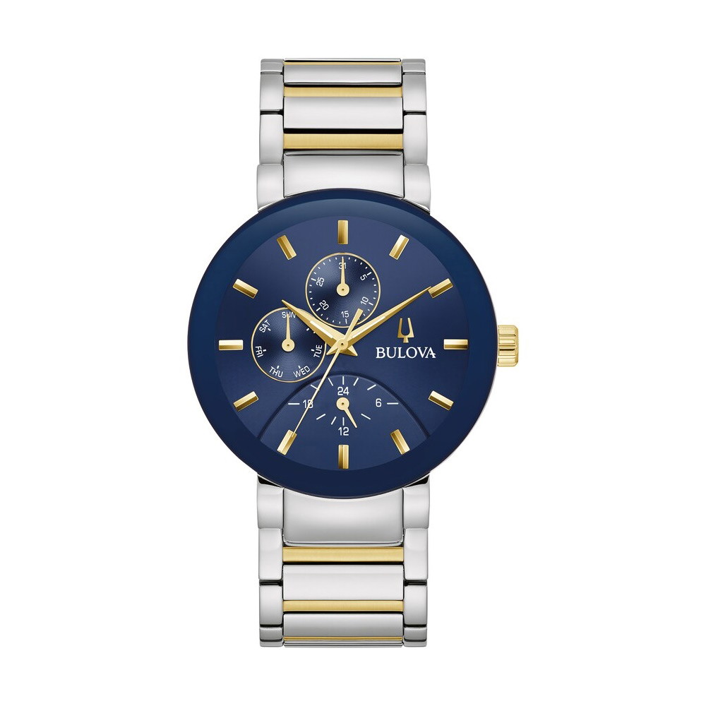 Picture of Bulova Men's Two-Tone Modern Chronograph with Blue Dial