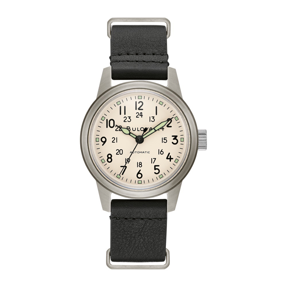 Picture of Bulova Men's Hack Vintage Watch with NATO Strap