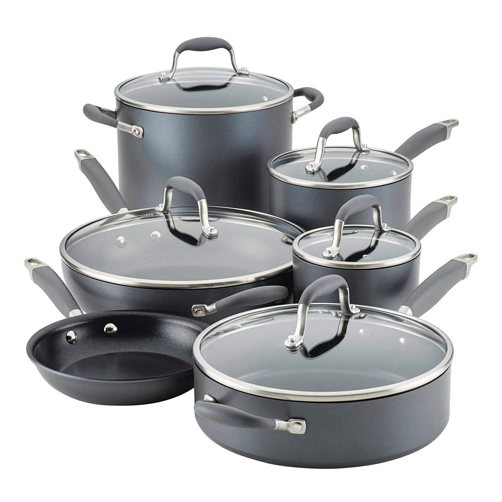 Picture of Anolon 11-Piece Advanced Anodized Set - Moonstone