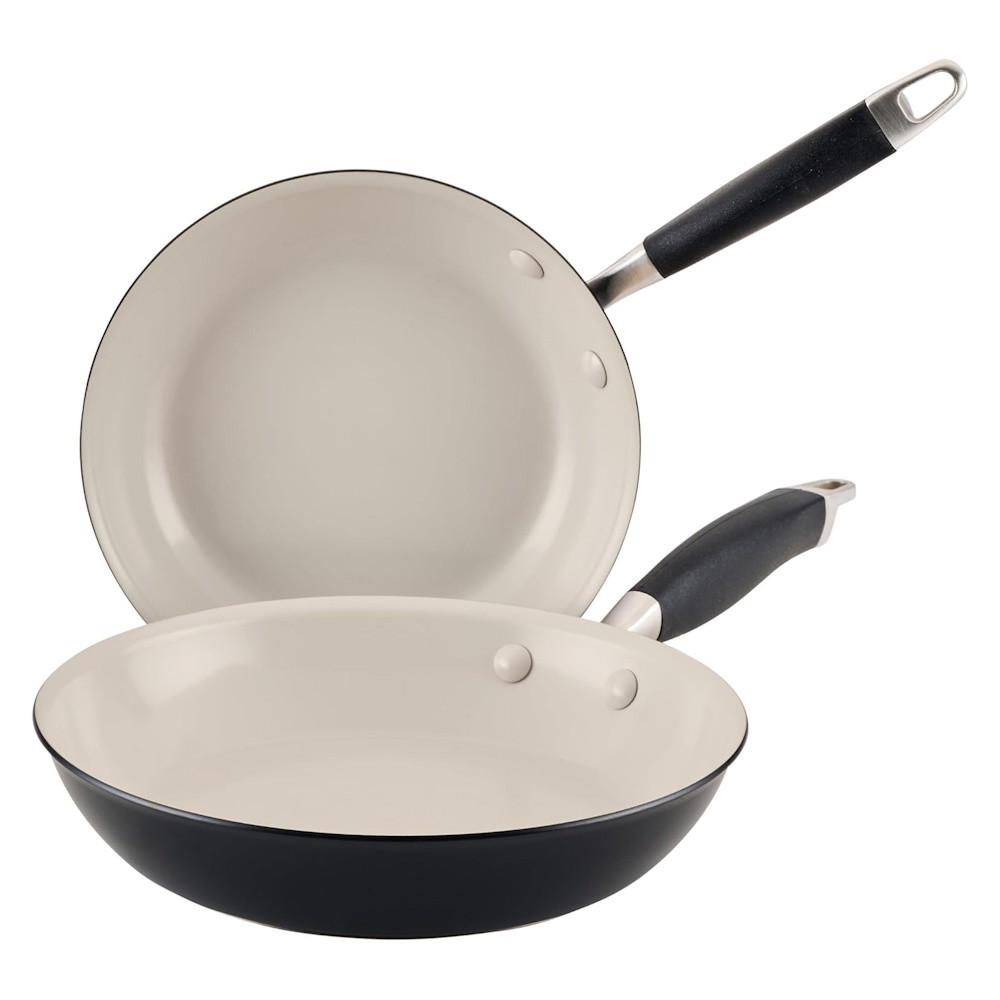 Picture of Anolon 2-Piece Advanced Ceramic Fry Pan Set - Black