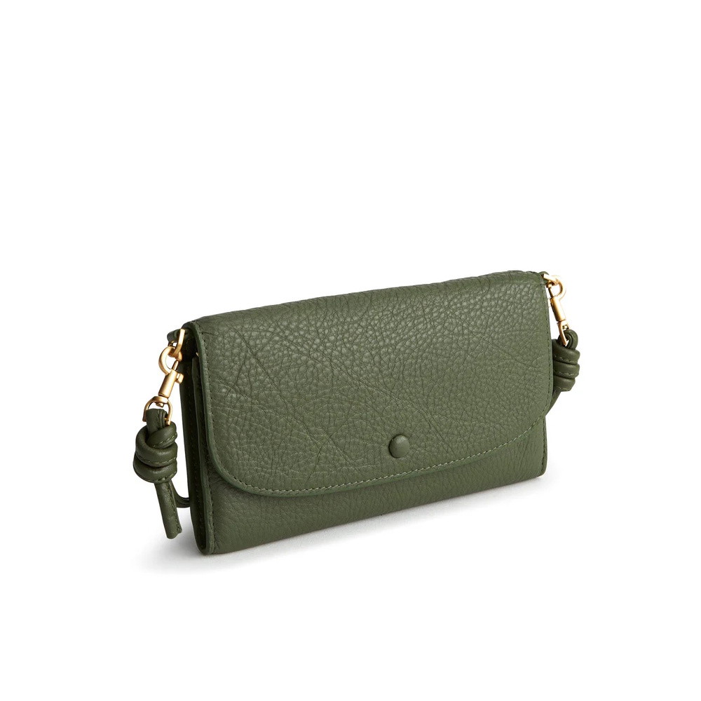 Picture of Vera Bradley Wildwood Wallet Crossbody - Bronze Green
