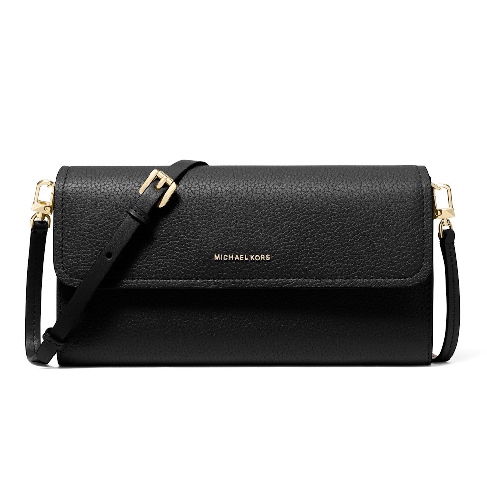 Picture of Michael Kors Jet Set Small E/W Phone Crossbody - Black