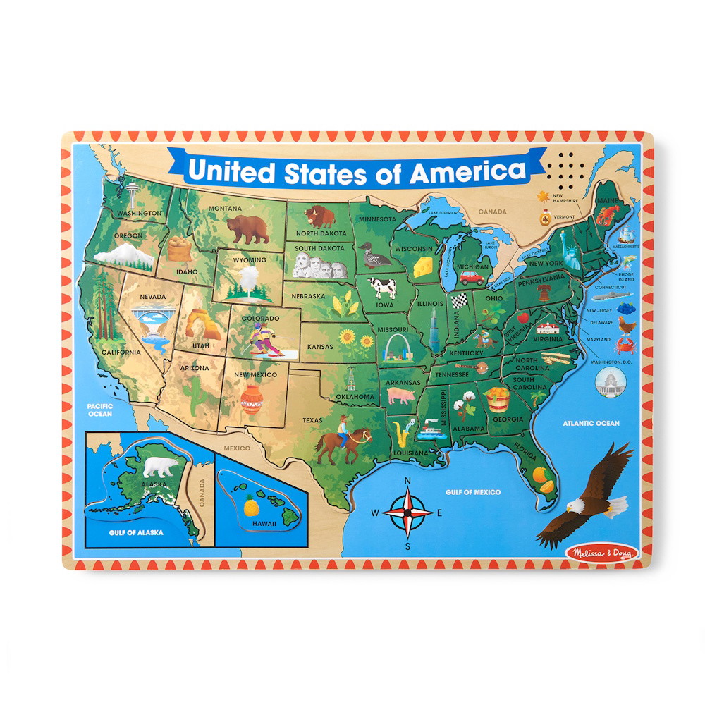 Picture of Melissa & Doug U.S.A. Sound Puzzle