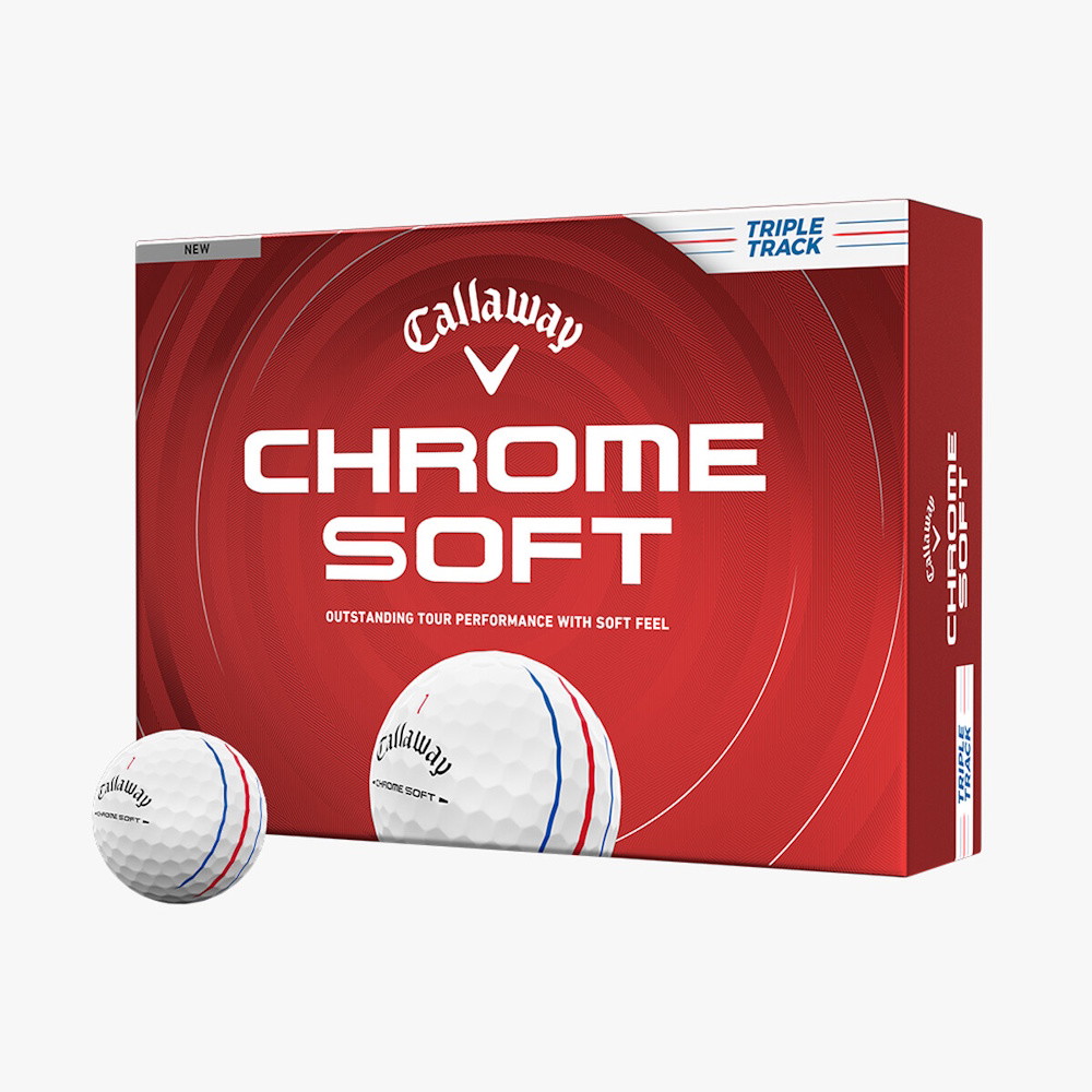 Picture of Callaway Chrome Soft Triple Track Golf Balls - 2 Dozen
