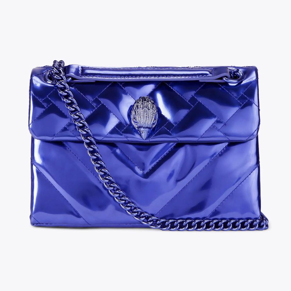 Picture of Kurt Geiger Leather Medium Kensington Drench - Blue