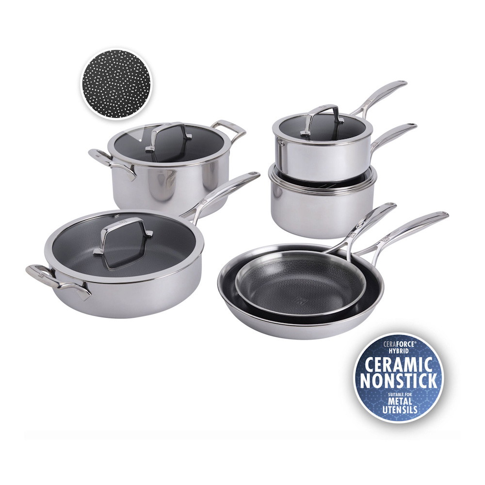Picture of Zwilling Peak 10PC Stainless Steel Dual Performance Cookware