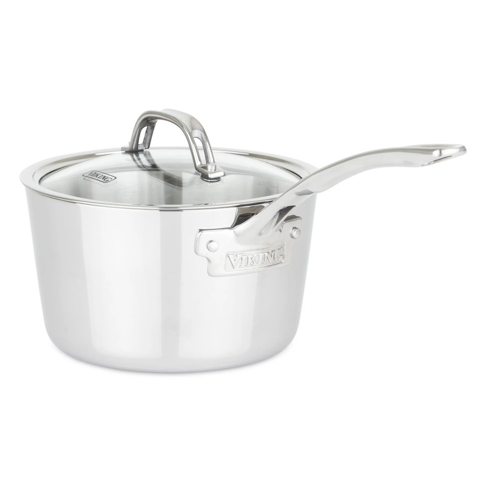 Picture of Viking Contemporary 3-Ply 3.4-Qt. Sauce Pan with Glass Lid