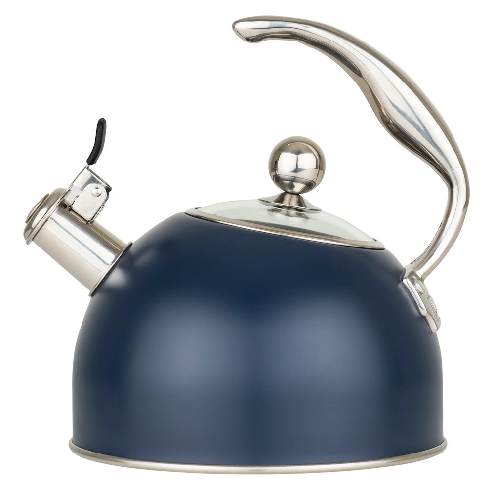 Picture of Viking 2.6-Qt. Stainless Steel Whistling Kettle - Slate Blue