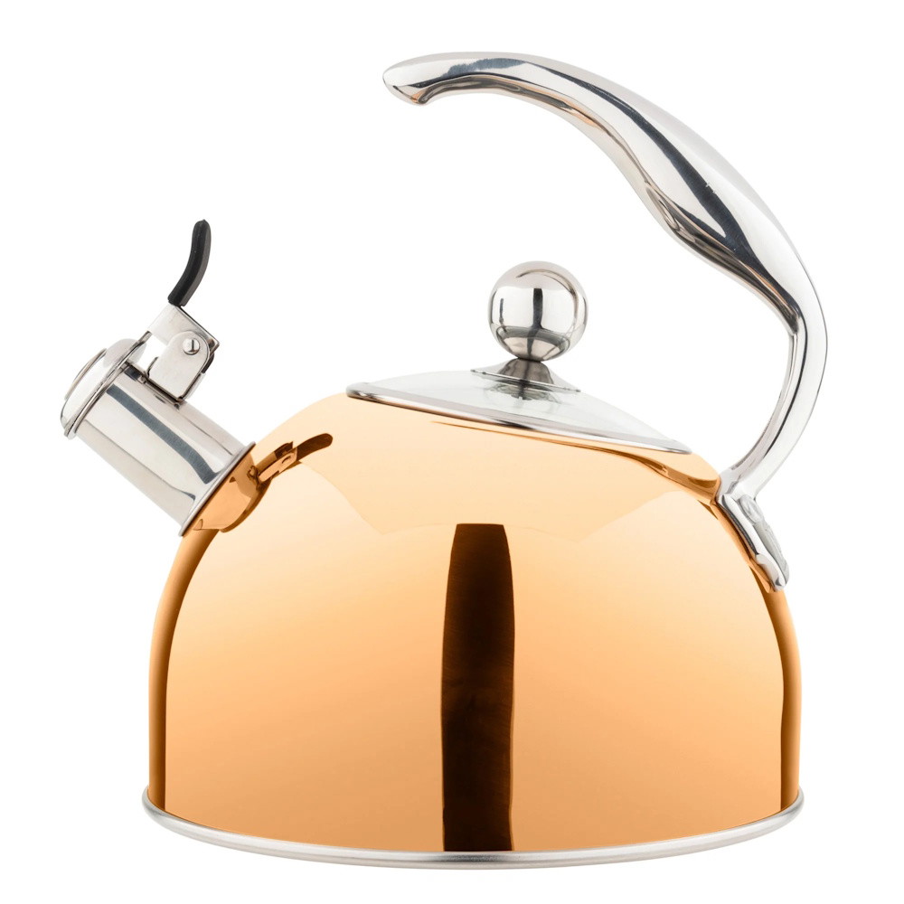 Picture of Viking 2.6-Qt. Stainless Steel Whistling Kettle - Rose Gold