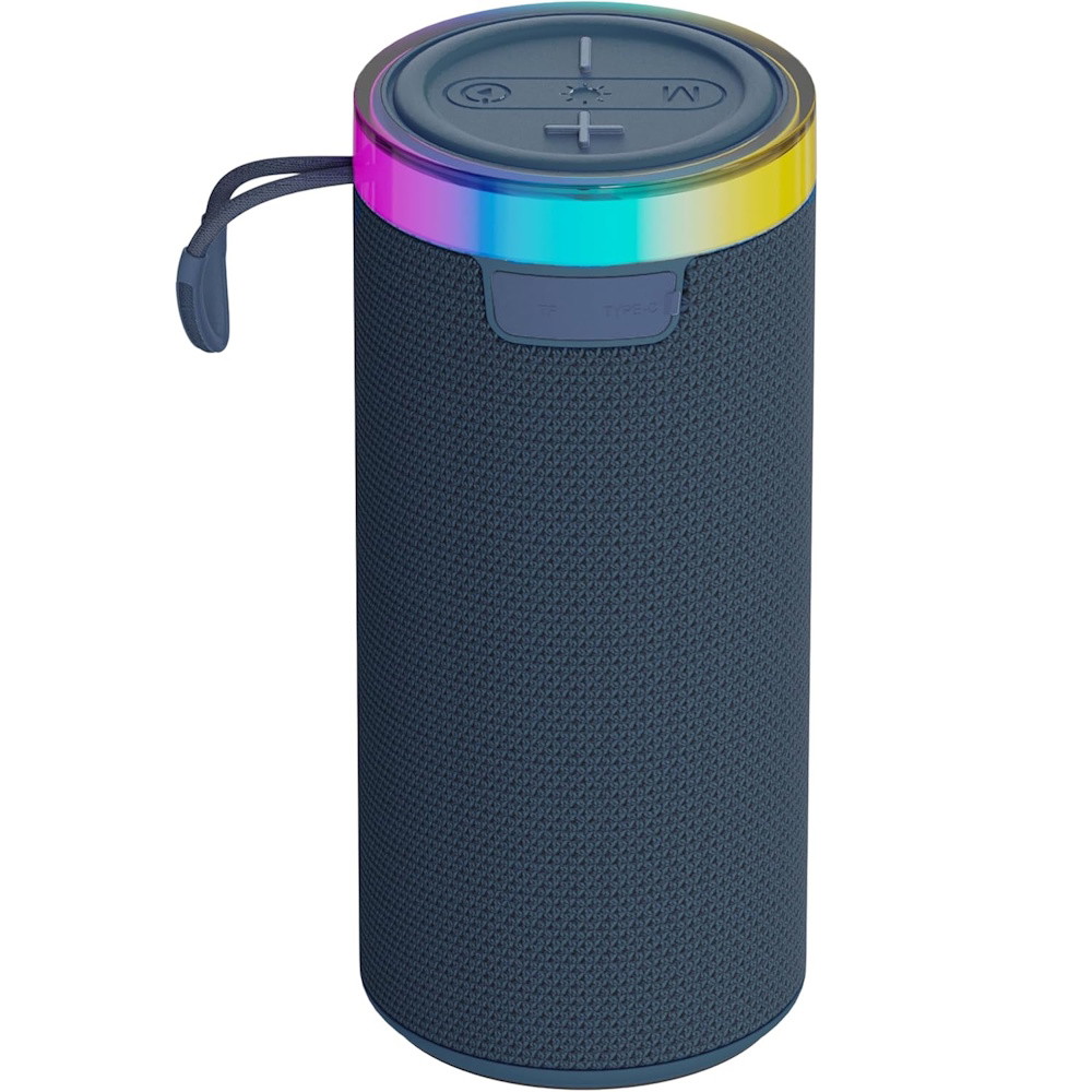 Picture of Supersonic Halo Spark Glo Bluetooth Portable Speaker - Blue