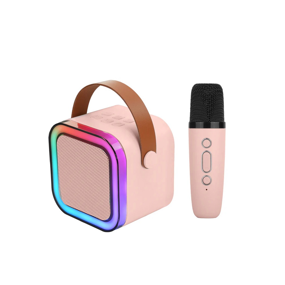 Picture of Supersonic Mini Karaoke Bluetooth Speaker with Mic - Pink