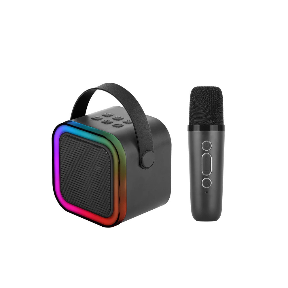 Picture of Supersonic Mini Karaoke Bluetooth Speaker with Mic - Black