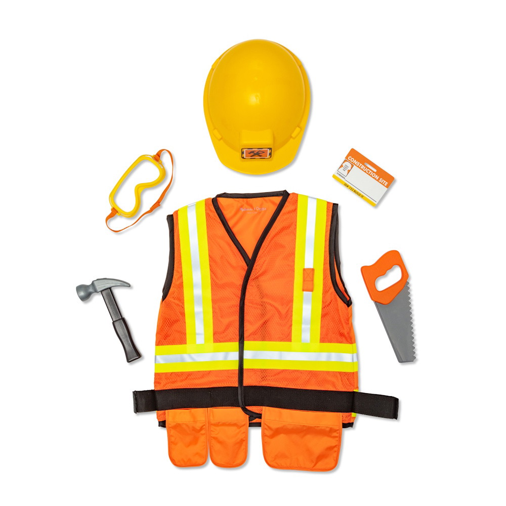 Picture of Melissa & Doug Construction Worker Role Play Costume Set
