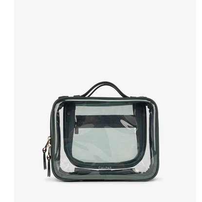 Picture of Calpak Medium Clear Cosmetics Case - Emerald