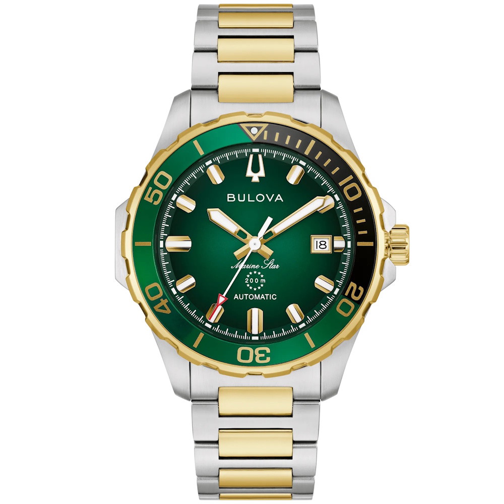 Picture of Bulova Men's Marine Star Series B Watch with Green Dial