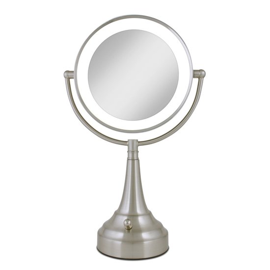 Picture of Zadro Cordless LED Lighted 1x/10x Vanity Mirror - Satin