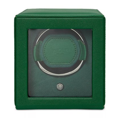 Picture of WOLF Cub Single Watch Winder with Cover - Green