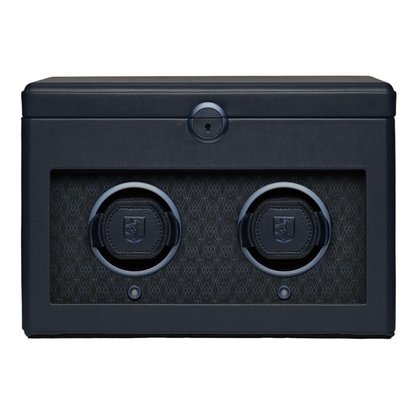 Picture of WOLF Earth Double Watch Winder- Midnight Blue