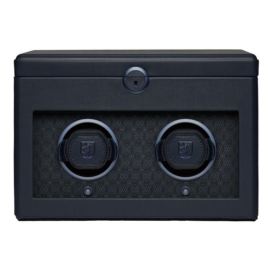 Picture of WOLF Earth Double Watch Winder- Midnight Blue