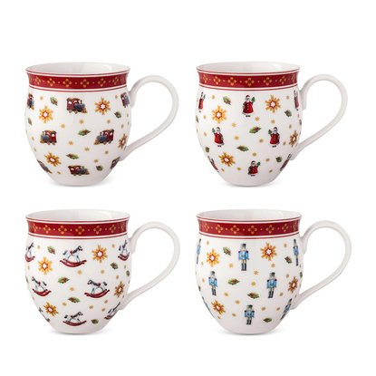 Picture of Villeroy & Boch Set of Four Anniversary Christmas Mugs