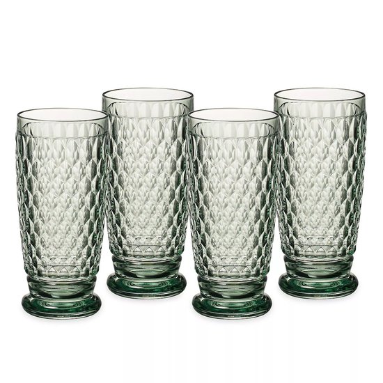 Picture of Villeroy & Boch Set of Four Boston Highball Glasses - Green