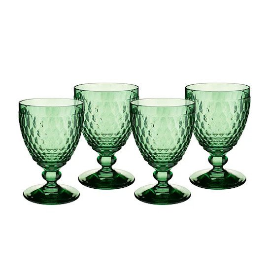 Picture of Villeroy & Boch Set of Four Boston Water Goblets - Green
