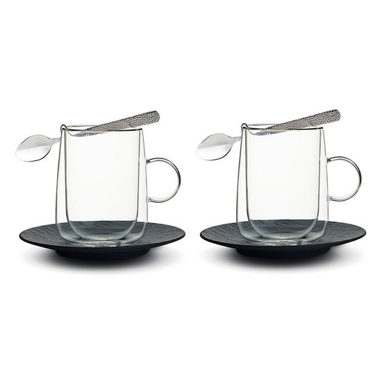Picture of Villeroy & Boch Manufacture Rock Insulated Coffee Set for Two