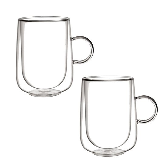 Picture of Villeroy & Boch Set of Two XL Latte Glasses with Handles