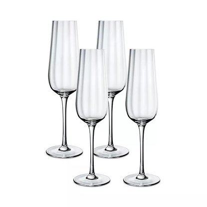 Picture of Villeroy & Boch Rose Garden Set of Four Champagne Flutes