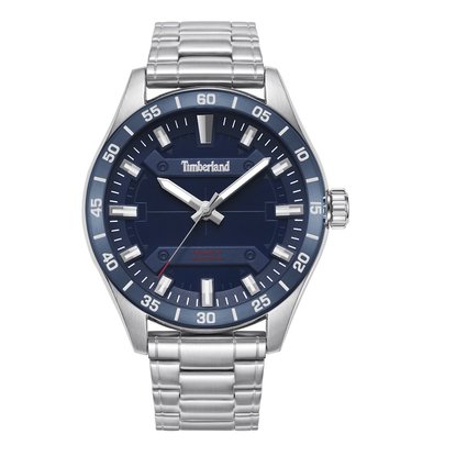 Picture of Timberland Men's Calverton Watch - Stainless Steel/Blue