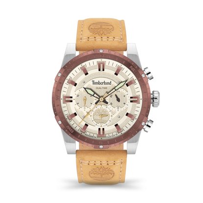 Picture of Timberland Men's Fitzwilliam Watch - Stainless Steel/Tan Strap