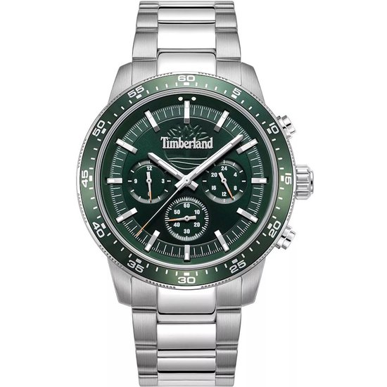 Picture of Timberland Parkman Stainless Steel Watch with Green Dial