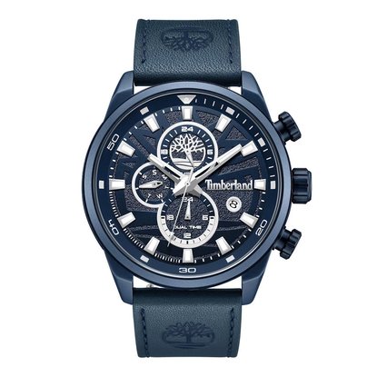 Picture of Timberland Henniker II Watch with Blue Dial/Dark Blue Leather
