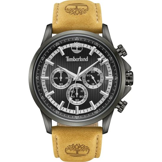 Picture of Timberland Black Stainless Steel Multifunction Watch