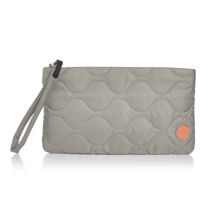 Picture of shortyLOVE Cleo Quilted Clutch - Milky Grey