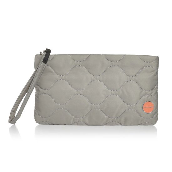 Picture of shortyLOVE Cleo Quilted Clutch - Milky Grey
