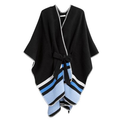 Picture of Shiraleah Twila Belted Cape - Black