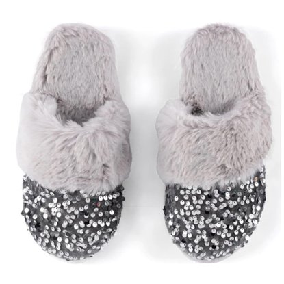 Picture of Shiraleah Fiesta Slippers - L/XL/Silver
