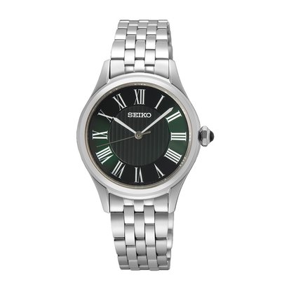 Picture of Seiko Ladies' Essentials Stainless Steel Watch with Green Dial