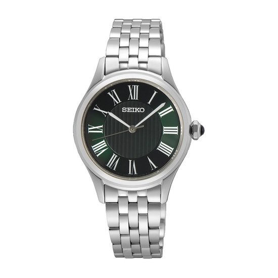 Picture of Seiko Ladies' Essentials Stainless Steel Watch with Green Dial