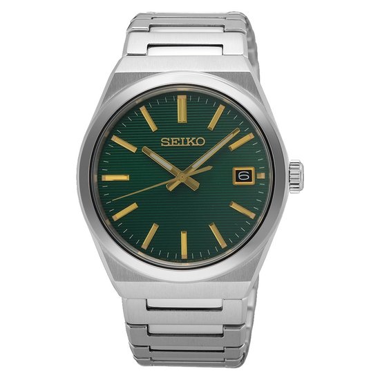 Picture of Seiko Men's Essentials Stainless Steel Watch with Green Dial