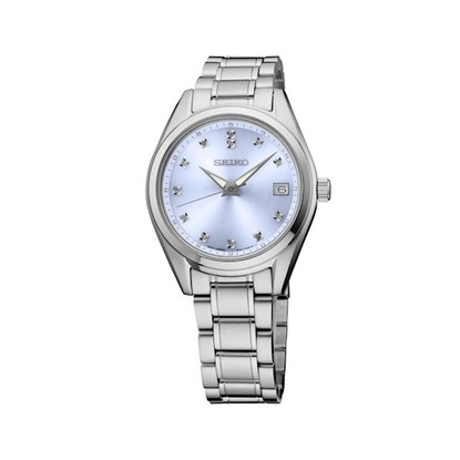 Picture of Seiko Ladies' Essentials Diamond Watch with Light Blue Dial