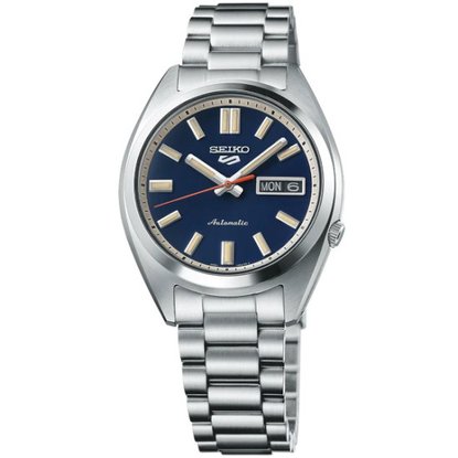 Picture of Seiko 5 Sports Stainless Steel Auto Watch with Blue Dial